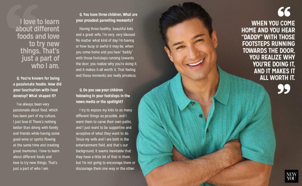 Mario Lopez Shares The Secret To Good Mental Health, Happiness, And