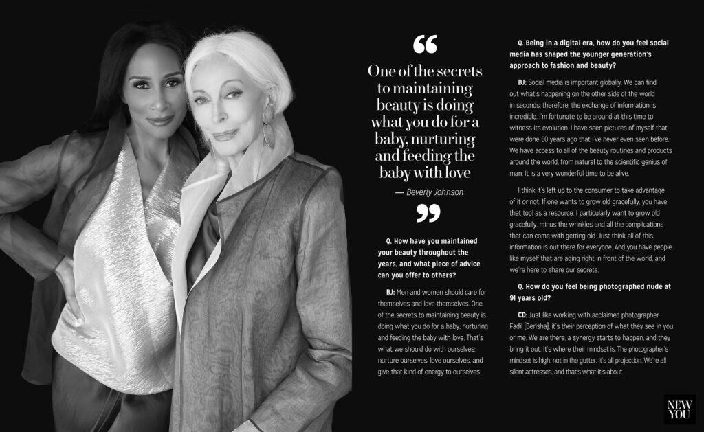 Carmen Dell Orefice And Beverly Johnson On Aging Gracefully Timeless Style And Living Life On