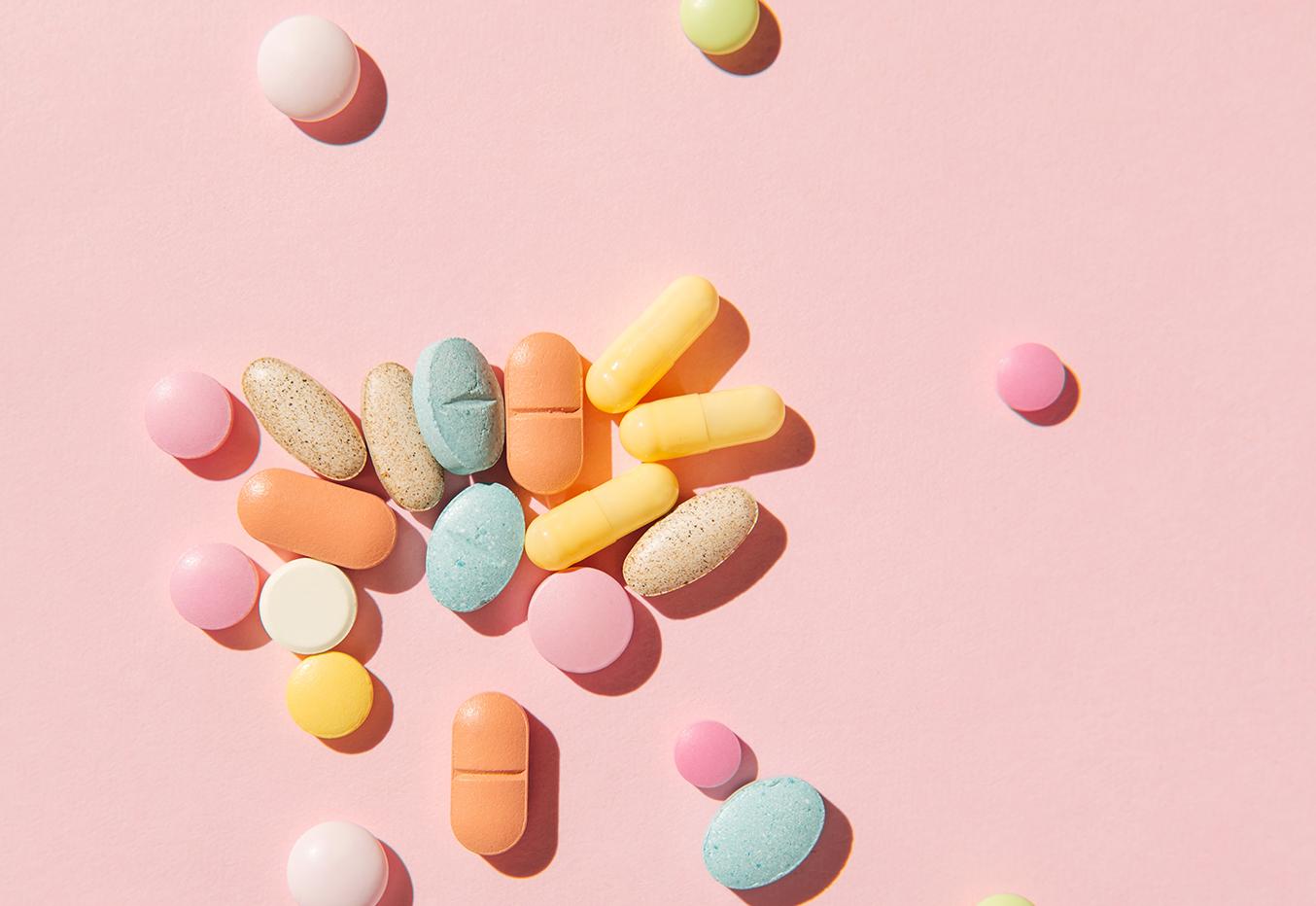 supplements close up