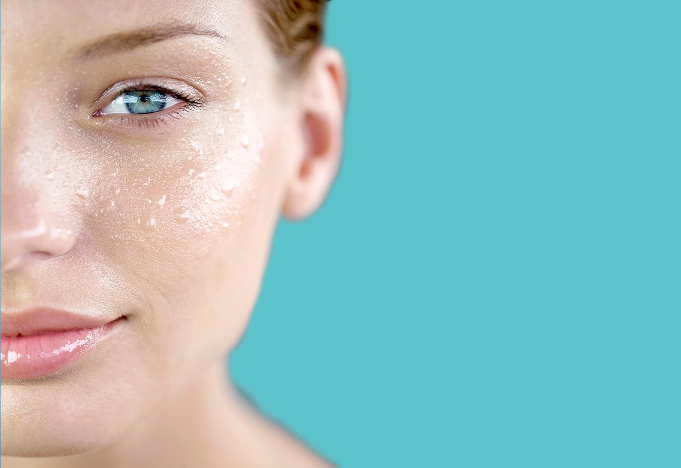 Woman's face up close